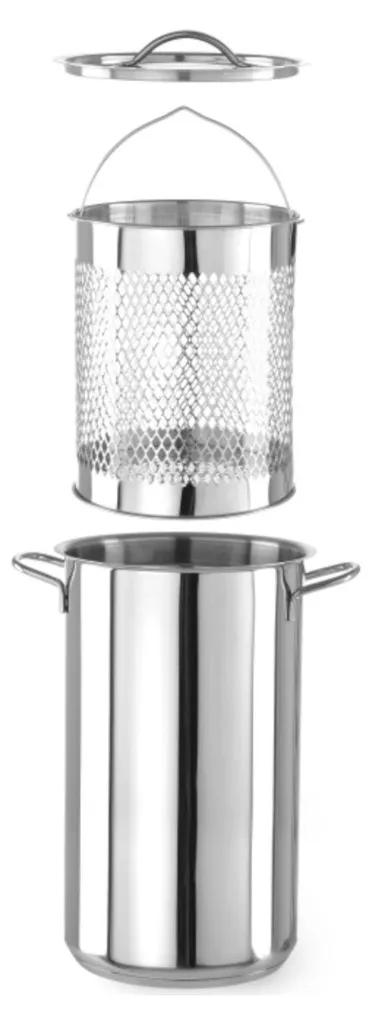 Cuiseur à asperges et pâtes XL 5,5L idéal pour cuisson verticale