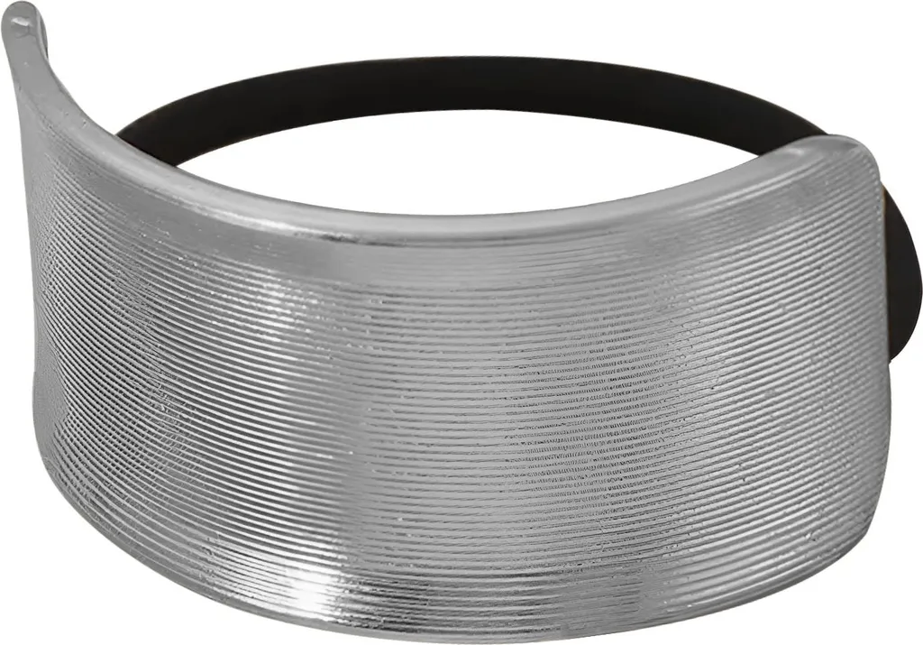 Fascetta Capelli Argento Spazzolato - Praticità e Stile per Ogni Giorno