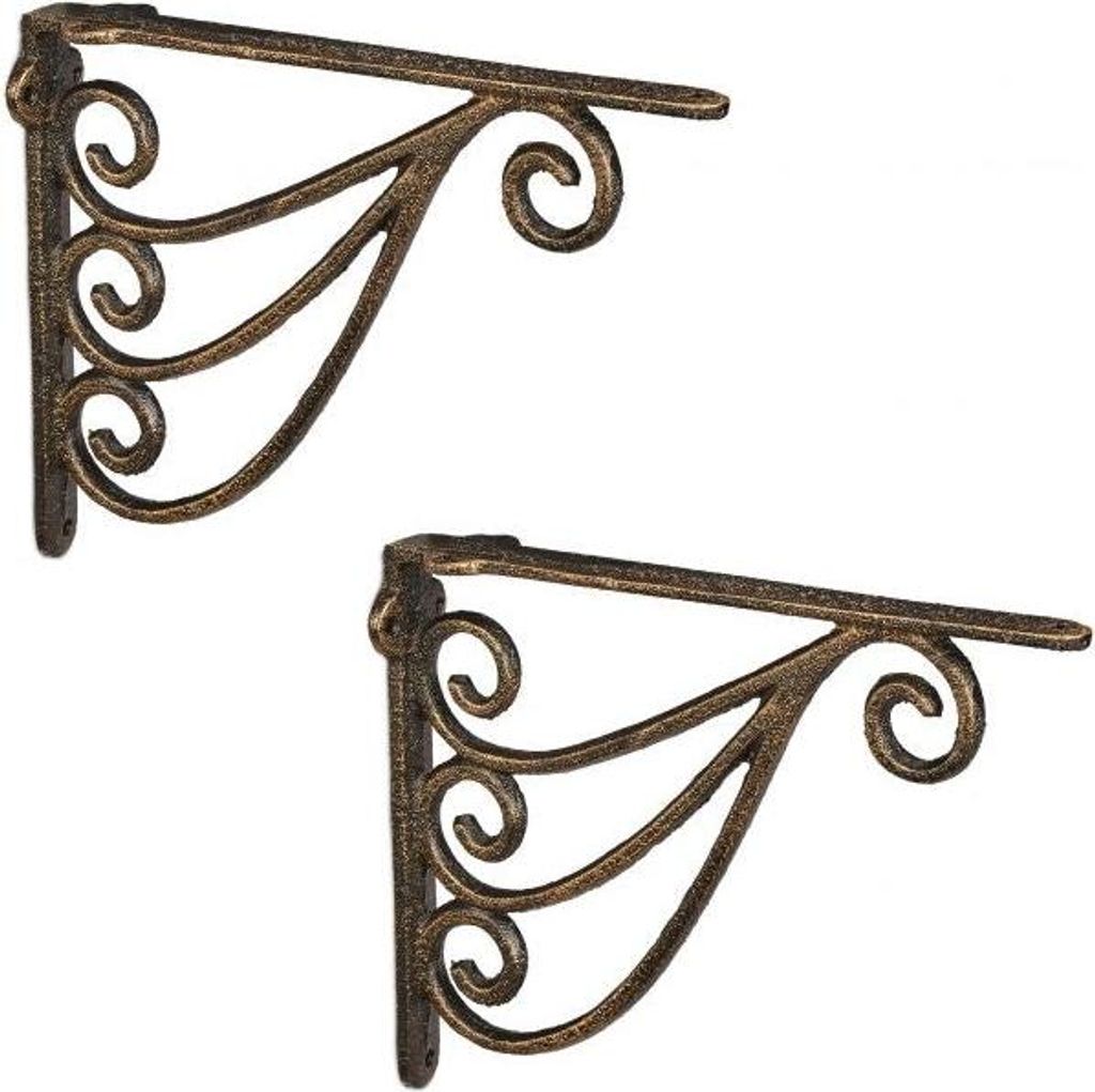 Regalwinkel-Set mit 2 Ornamenten
