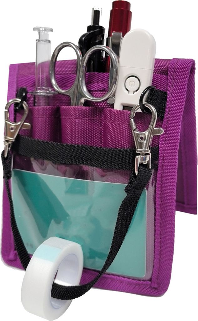Krankenschwester-Taschenschutz, Krankenschwester-Brusttasche, Friseur-Werkzeugtasche, mehrere Taschen, Krankenschwester-Taschen-Organizer-Kit für ...