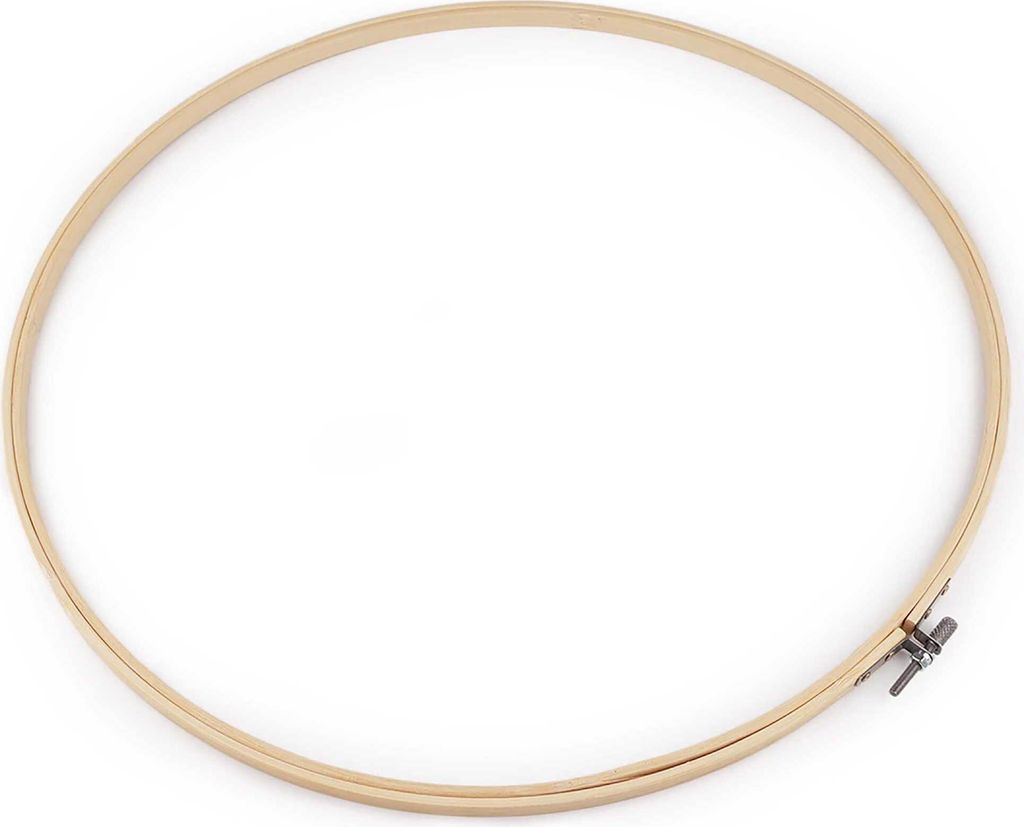 Stickrahmen Holz rund Stickring Holzstickrahmen Holzstickring natur, Größenwahl, Größe:40cm