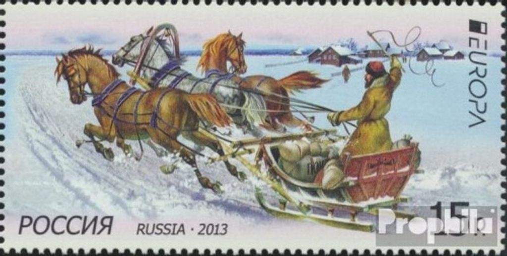 Briefmarken Russland 2013 Mi 1925 (kompl.Ausg.) postfrisch Postfahrzeuge
