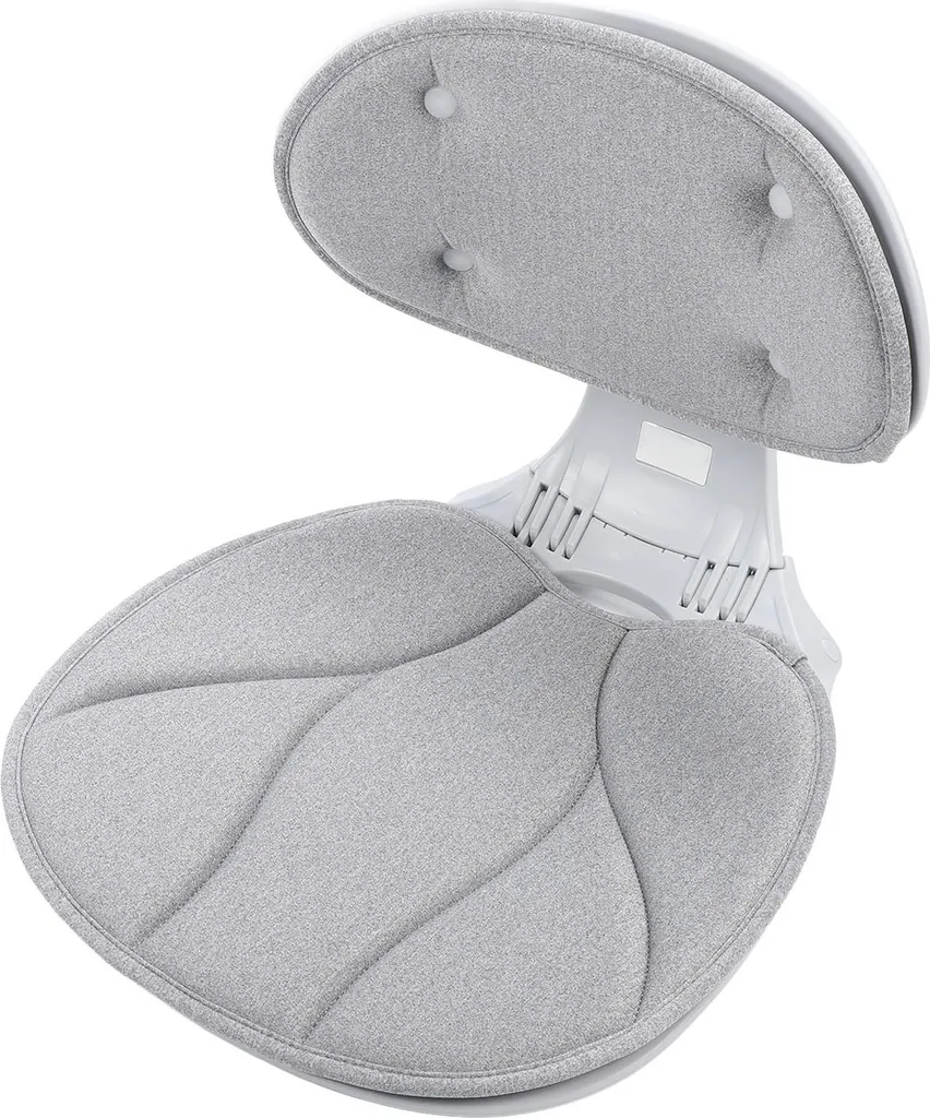 Support lombaire pliable et ergonomique gris pour correction de posture