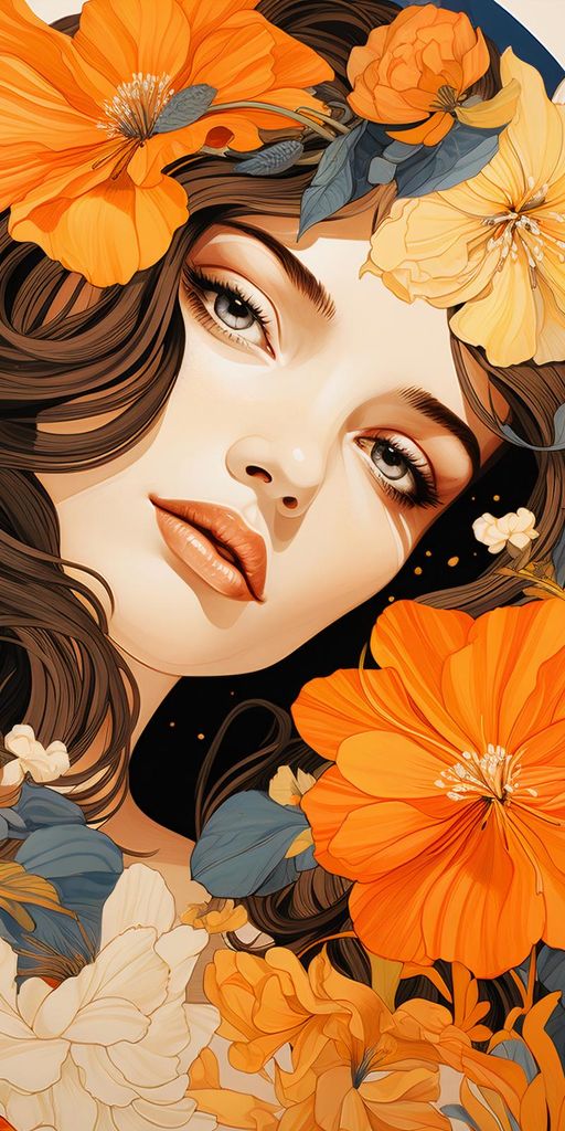 Plakat 50x100cm Blumenessenz