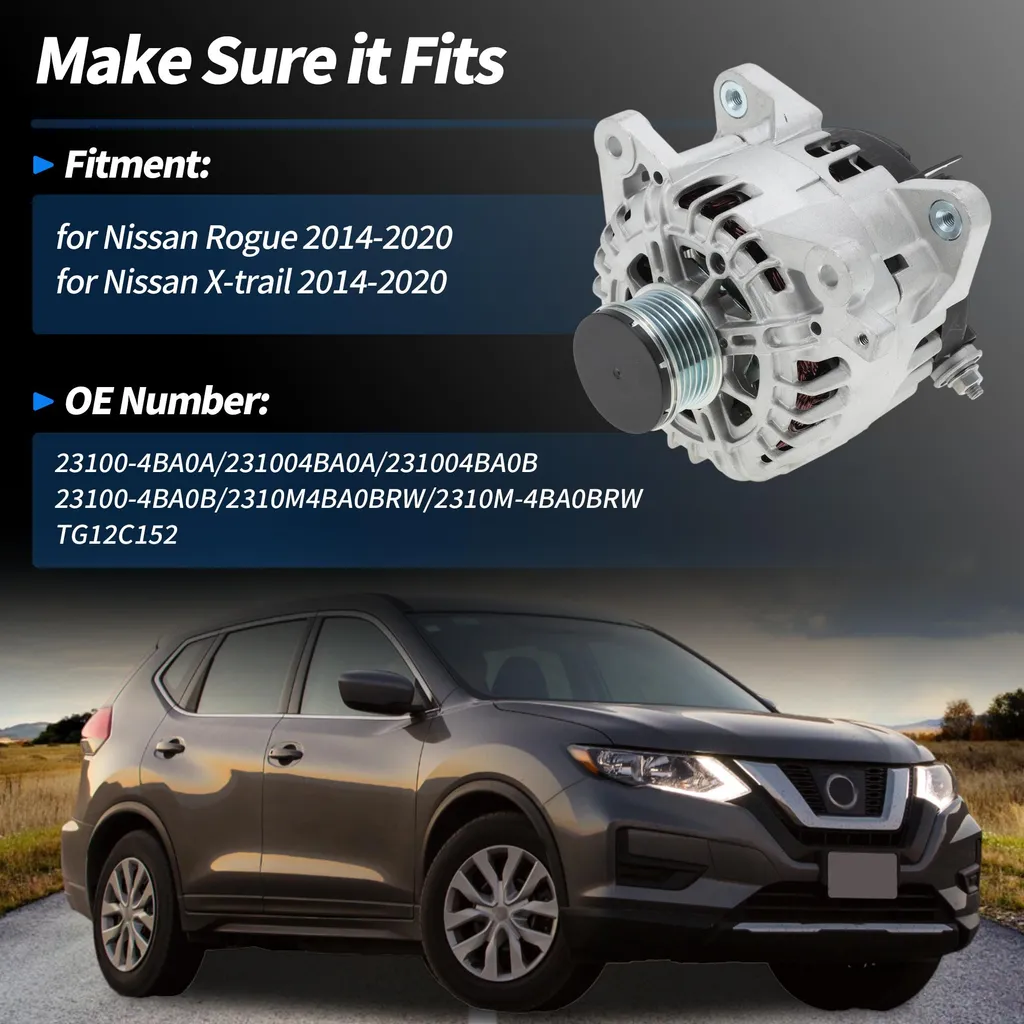 Alternateur Nissan X-Trail Résout les Pannes de Batterie Référence 23100-4BA0A - 3