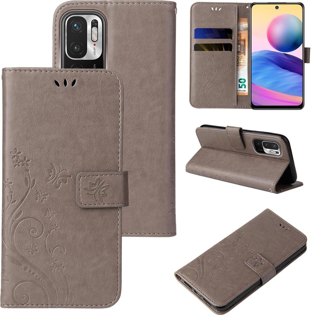 Handyhülle für Xiaomi Redmi Note 10 5G Floral Blumen Produktbild 