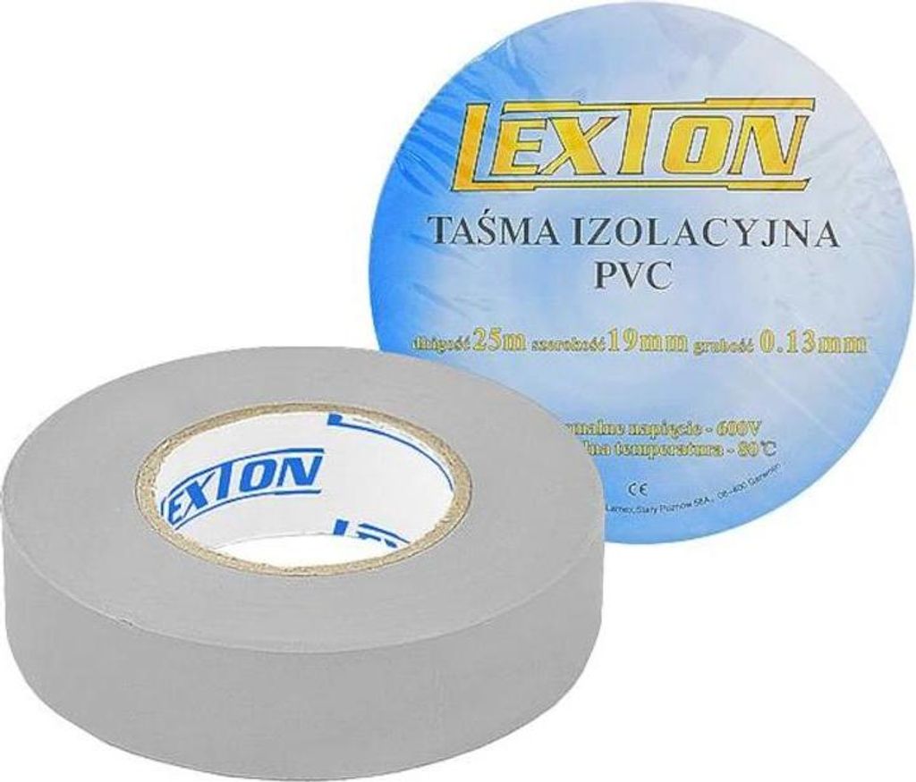 LEXTON Isolierband grau 25m LXSC040 SZAR