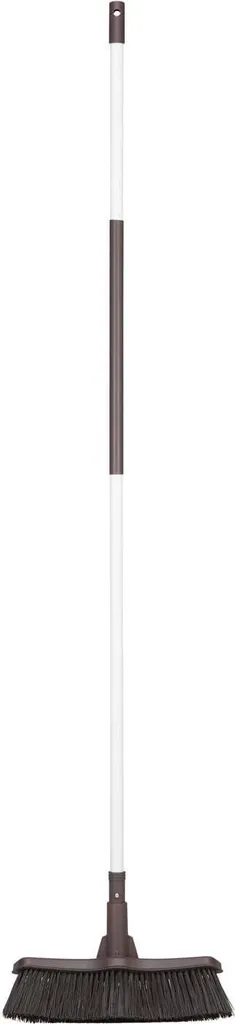 Balai de jardin blanc et noir manche 1,6 m SoftGrip confort d'usage