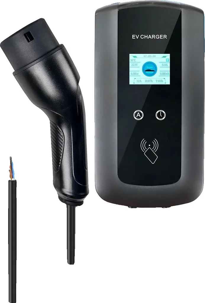 Station de recharge EV 22kW triphasé 32A avec contrôle WiFi intelligent