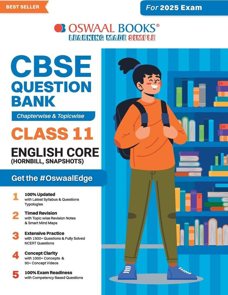 Oswaal CBSE Question Bank Class 11 English Core, Chapterwise and Topicwise Solved Papers For 2025 Exams