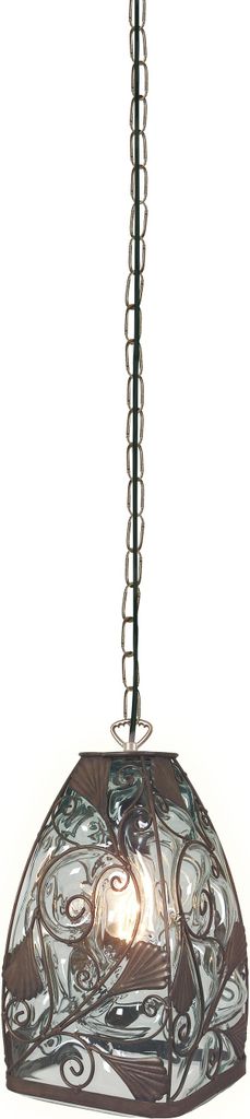 Näve Leuchten Glas-Pendelleuchte "Orient" Glas-Pendelleuchte "Orient" Pendelleuchten - Glas-Pendelleuchte "Orient", Hängelampe aus Metall und Gla...