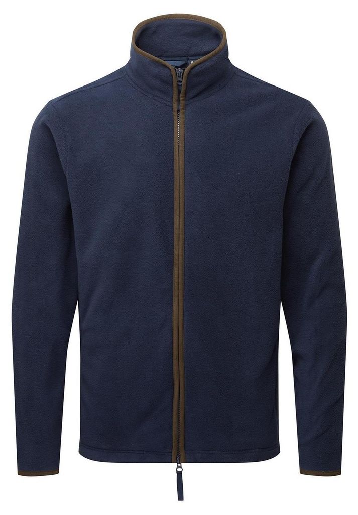 Premier - "Artisan" Fleecejacke für Herren LT2706 (3XL) (Marineblau/Braun)