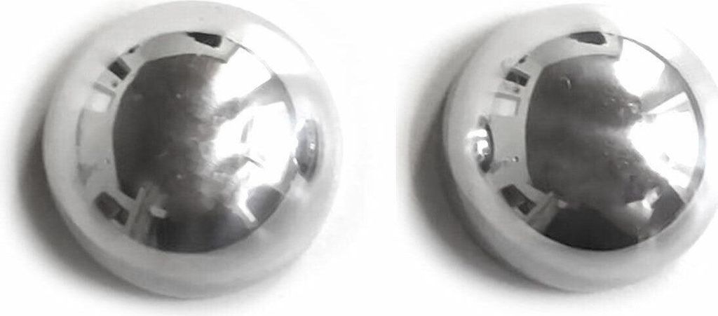 Blinkerrahmen Signalblende Blinker für Smart ForTwo 1998-2007 Aluminium Silber