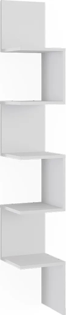 Étagère d'angle Vicco Paolo : Solution Gain de Place Blanc 28x175,4 cm