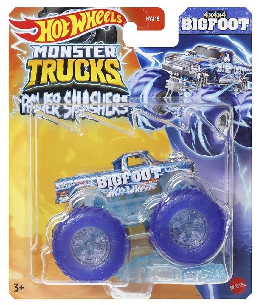BIGFOOT 4x4x4 Power Smashers Monster Trucks Hot Wheels Mattel Auto Diecast 1:64