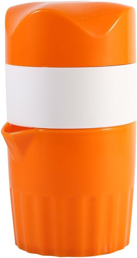Manuelle Zitruspresse Orangenpresse Obstpresse Manuelle Drehpresse mit Deckel Manuelle Reibahle für Obst mit Sieb und Behälter