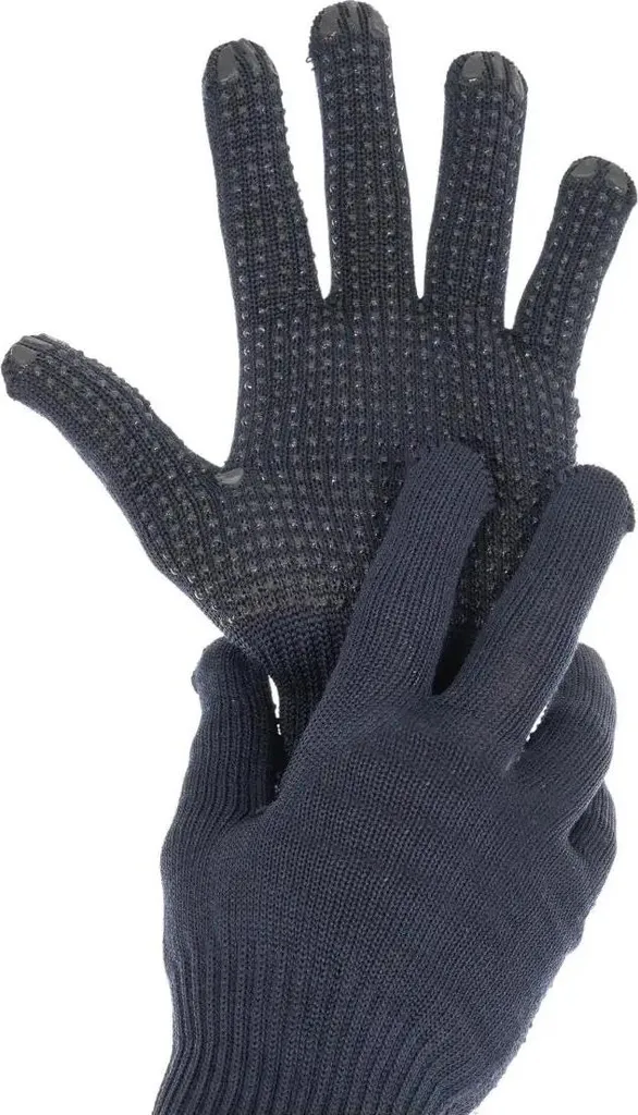 Gants de manutention légère en nylon coton et picots antidérapants