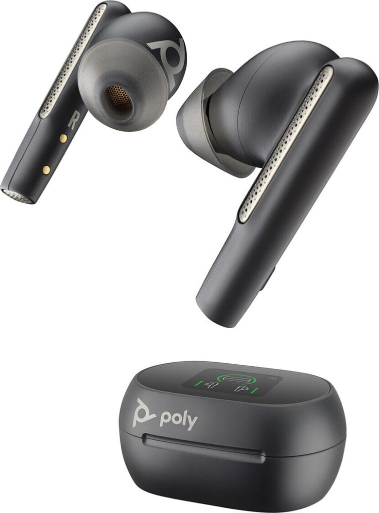 Poly Bluetooth Headset Voyager Free 60+ UC USB-C schwarz