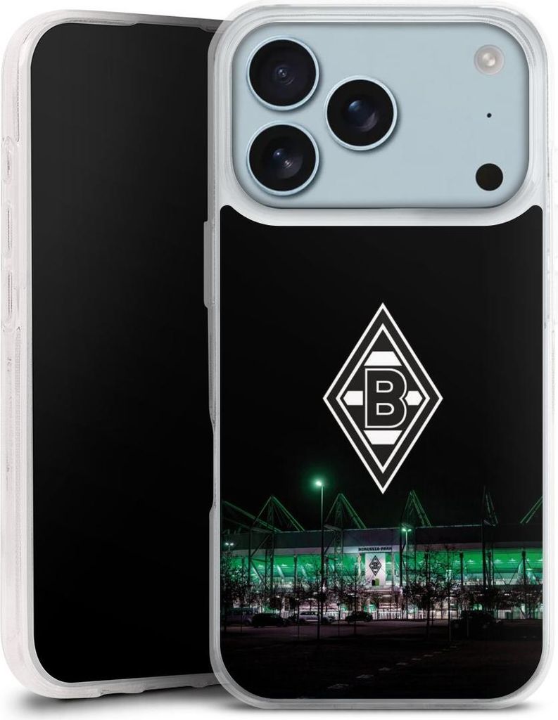 DeinDesign Handyhülle für Apple iPhone 17 Pro Silikon Hülle Case Smartphone Schutzhülle Borussia Mönchengladbach Offizielles Lizenzprodukt Sta...