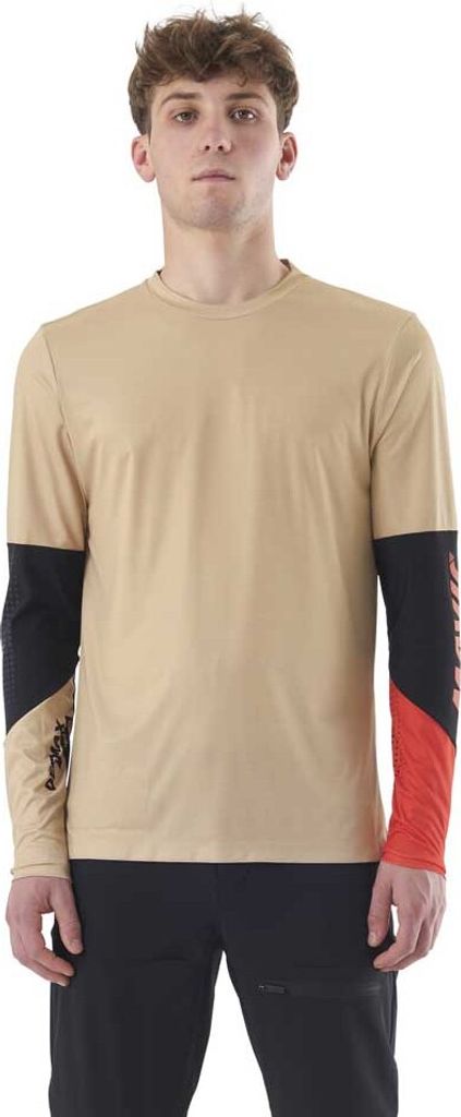 Mavic Deemax Pro Langarm Enduro Trikot Beige L Mann Beige L