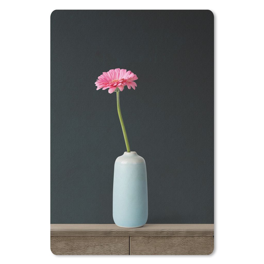 MuchoWow Mauspad Mousepad Blume - Rosa - Stilleben 18x27 cm - Mousepads - Maus Mat - Pad - Mausunterlage
