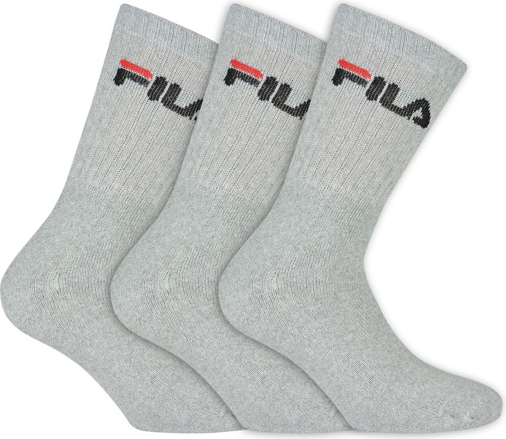 Fila - Tennis Socks 3-Pack - Graue Sportsocken Produktbild 