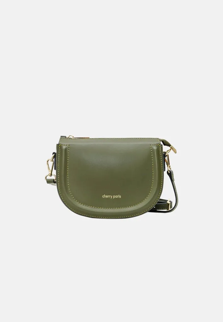 Sac à Main Tina Kaki Cherry Paris - Fini le Désordre, Restez Organisée