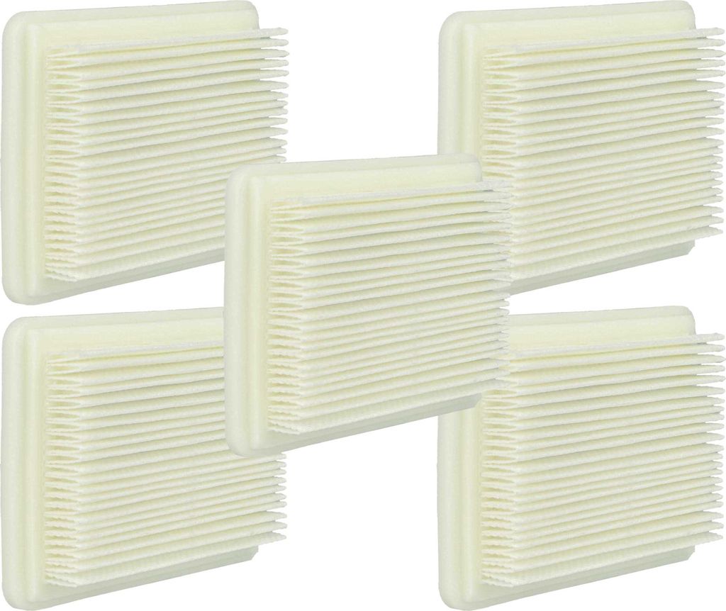 vhbw 5x Staubsaugerfilter kompatibel mit Bosch UniversalVac 18 Staubsauger - HEPA-Filter Weiß