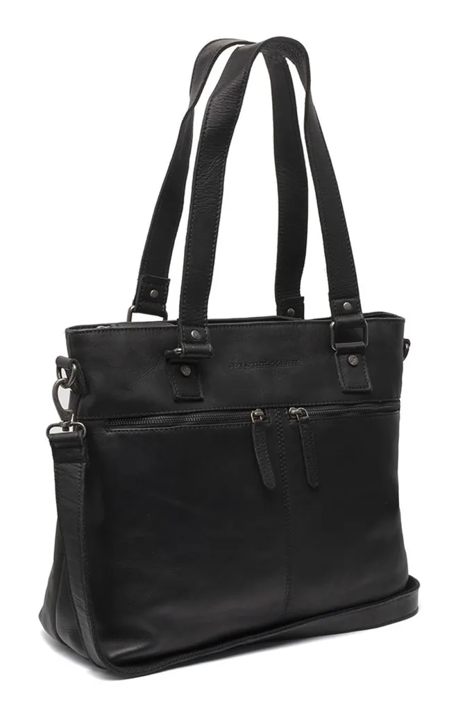 Sac de Travail Rome Shopper pour Femme avec Compartiment PC Portable Noir