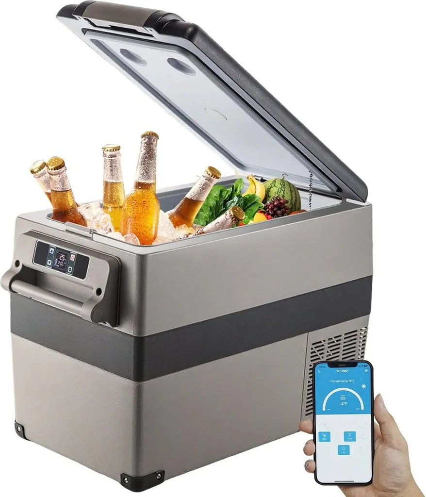 Congélateur Portable 12V 45L : Gardez vos Aliments Frais Partout en Voiture