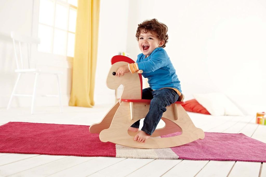 Hape Early Explorer Schaukelpferd Rocky, E0100