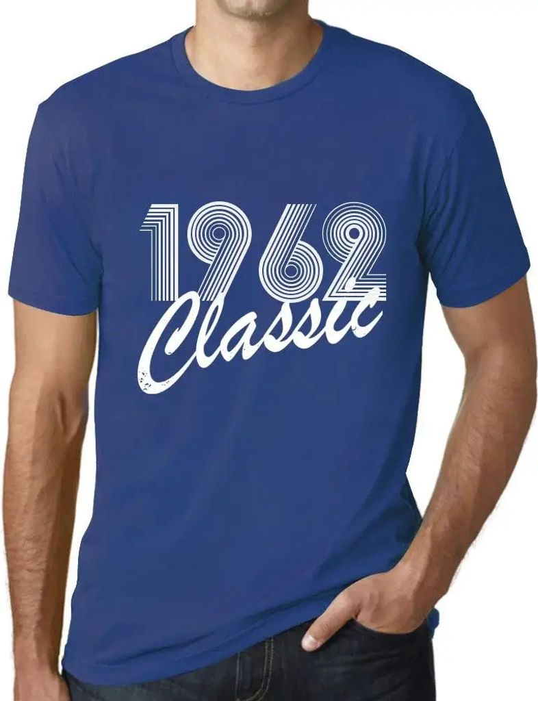 Herren Grafik T-Shirt Klassiker 1962 – Classic 1962 – Geschenk 62. Geburtstag Jahrestag 62 Jahre Jubiläum 62 Jährige Mann Jahrgang 1962 Kurzarm