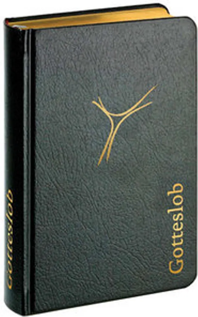 Livre de cantiques Gotteslob Premium - Reliure cuir noir haute finition