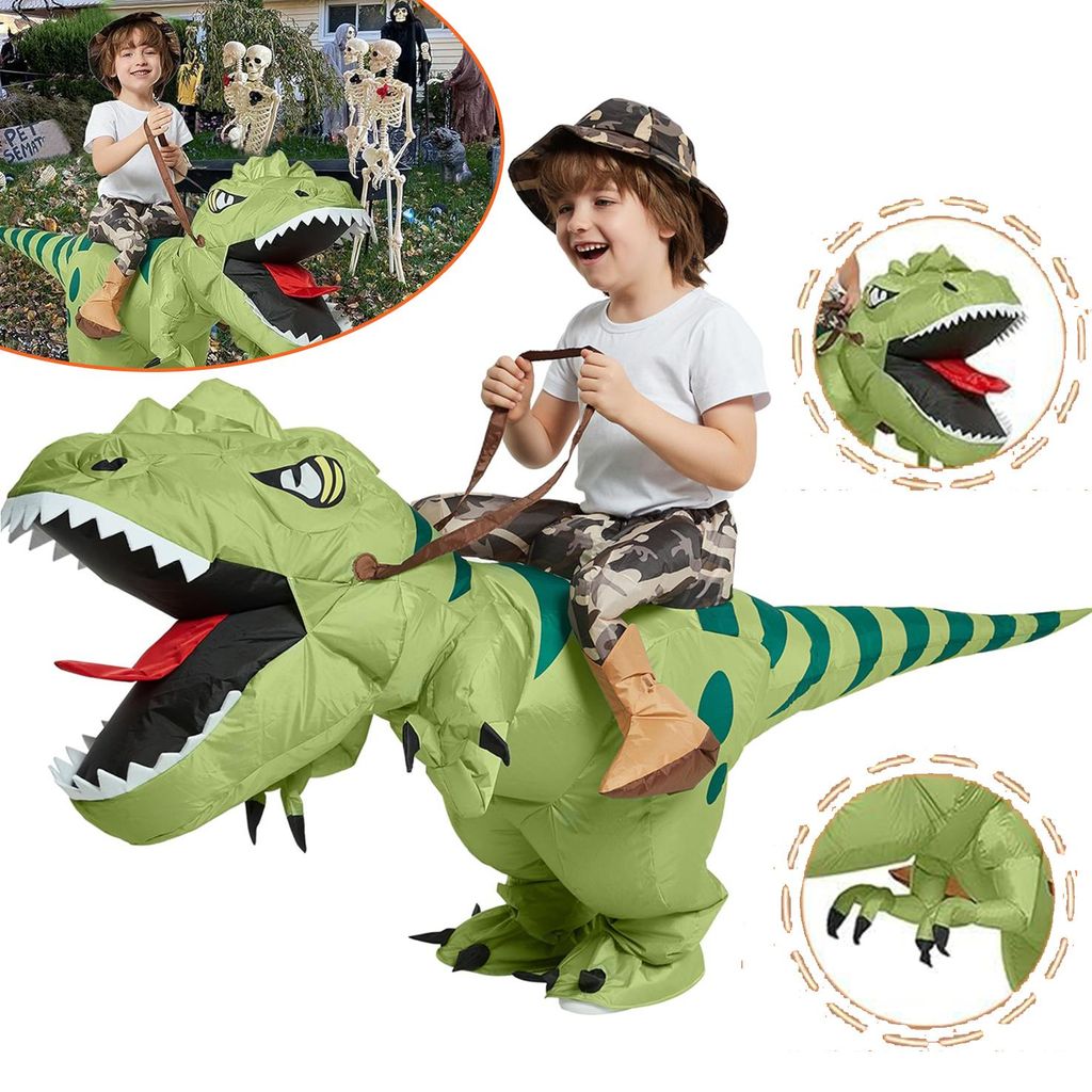 Aufblasbares Dinosaurier Kostüm, Aufblasbarer Dino Anzug Produktbild 
