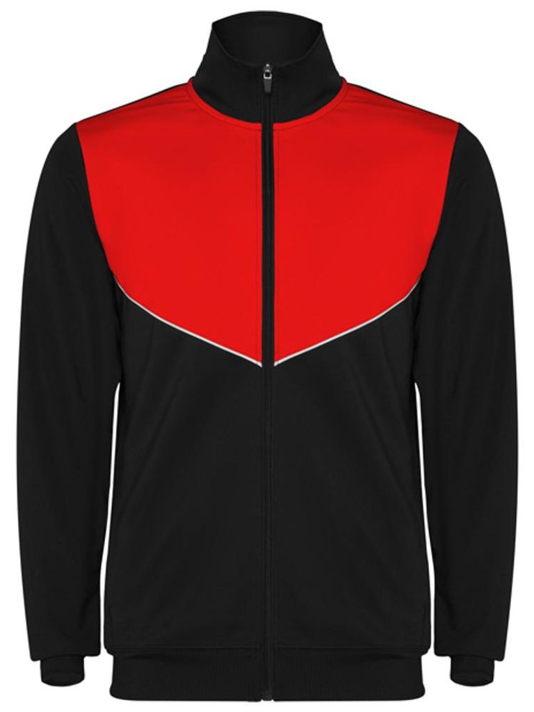 Roly Sport - "Evans" Trainingsanzug für Kinder LT5970 (128) (Schwarz/Rot)