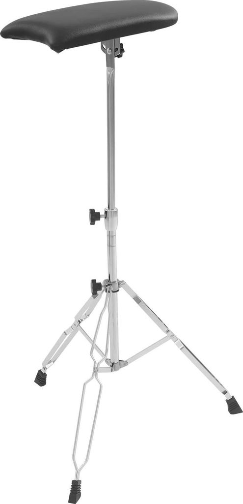 Tattoo Arm-/Beinstütze - Tripod-Stativ - Höhenverstellbar 65–100 cm - Neigung 0–100° - Edelstahl - 40 mm Polsterung - Rutschfeste Füße - S...