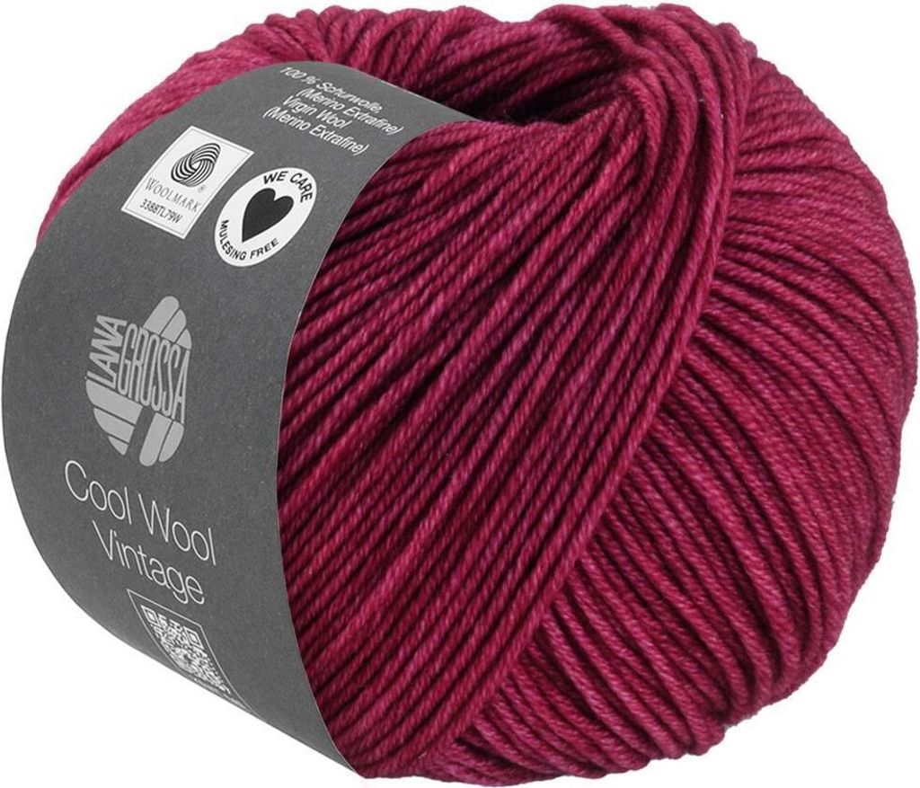 Lana Grossa - Cool Wool Vintage 7377 indischrot