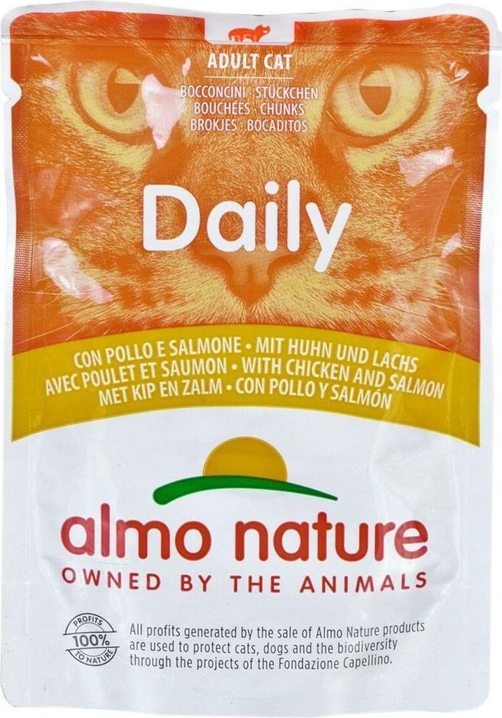 Almo Nature Daily Menu Huhn & Lachs 70g Produktbild 