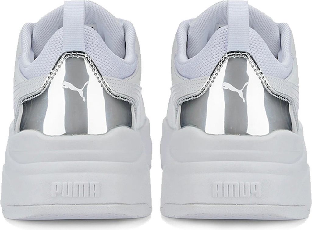 Puma Cassia Distressed Sneakers Damen weiß silber Gr 39 - Main Image