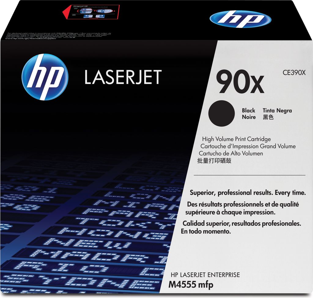 HP Toner CE 390 X schwarz No. 90 x Produktbild 