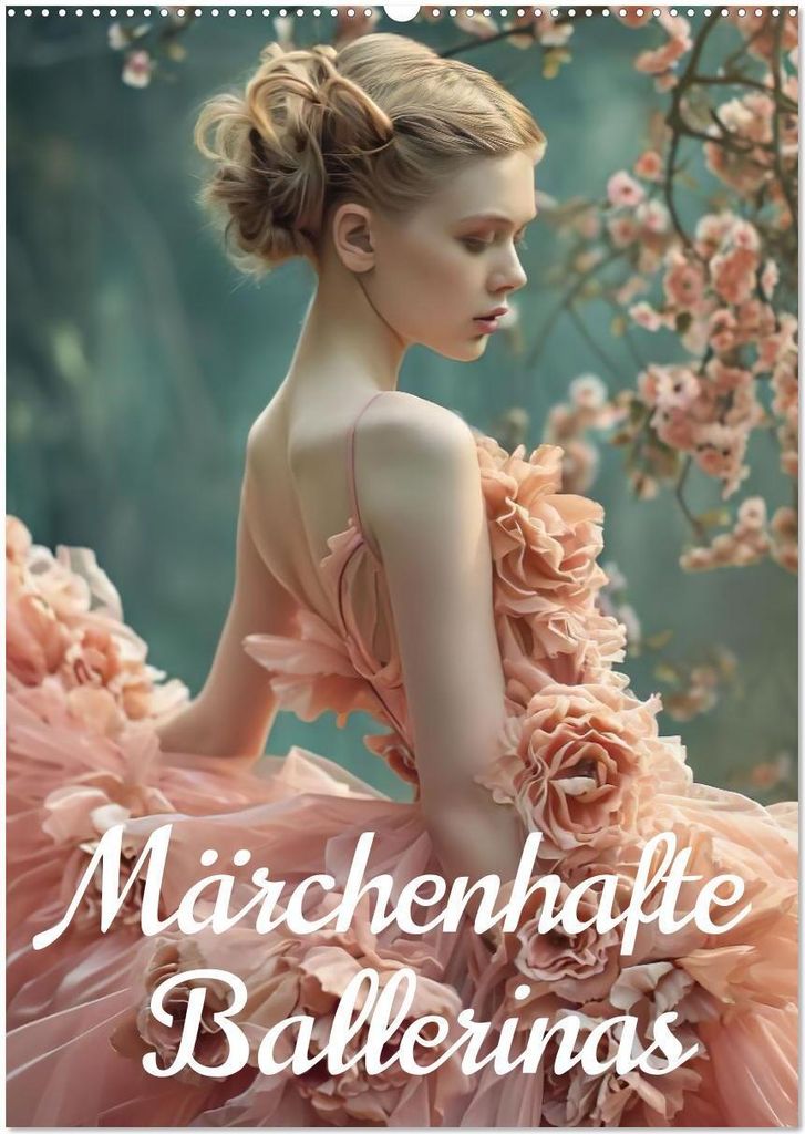 Märchenhafte Ballerina (Wandkalender 2026 DIN A2 hoch), CALVENDO Monatskalender