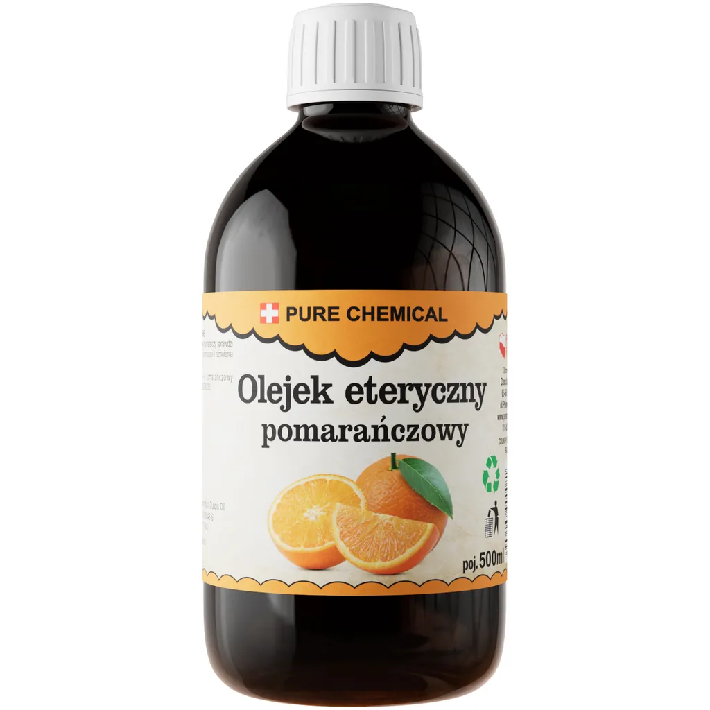 PURE CHEMICAL | Olio essenziale di arancio | Naturale | Olio di arancio | 500 ml