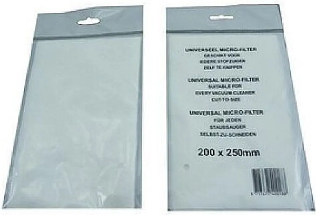 Microfiltro universale tagliato su misura Filtro microfiltro hoover per hoover 200 x 250 mm