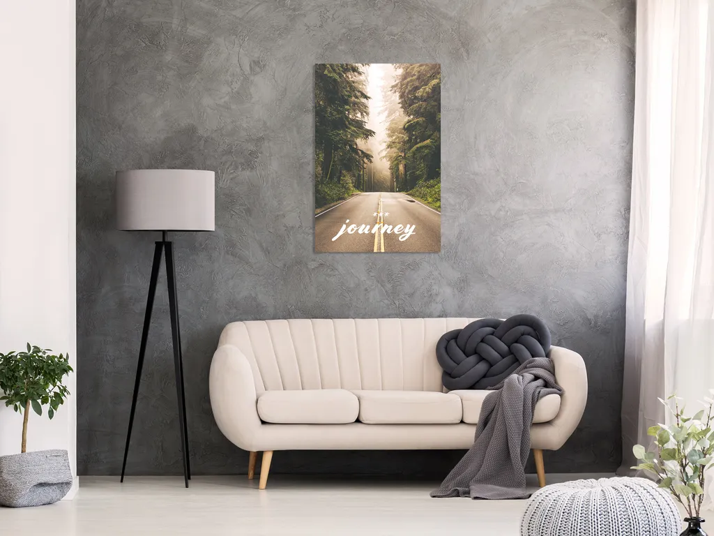 Quadro Paesaggio Astratto 80x120 cm | Decorazione Parete Verticale - 2