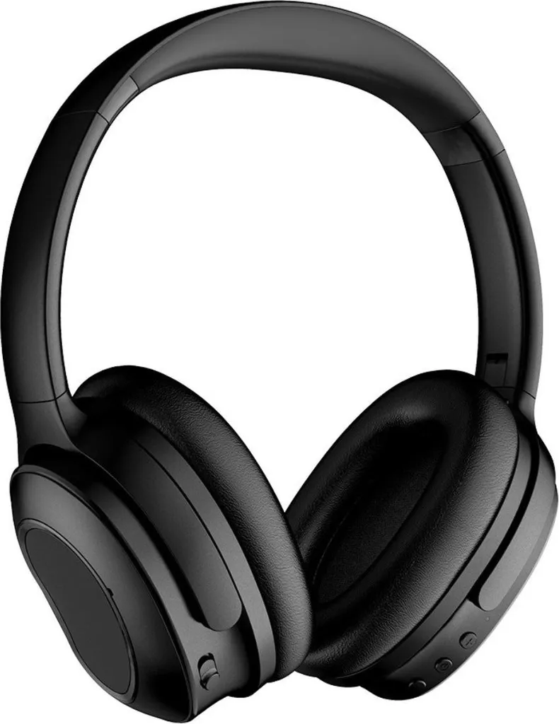 INF Cuffie Wireless Over-Ear con ANC Dual-Feed, Bluetooth, Batteria 500mAh, Uso Quotidiano Nero