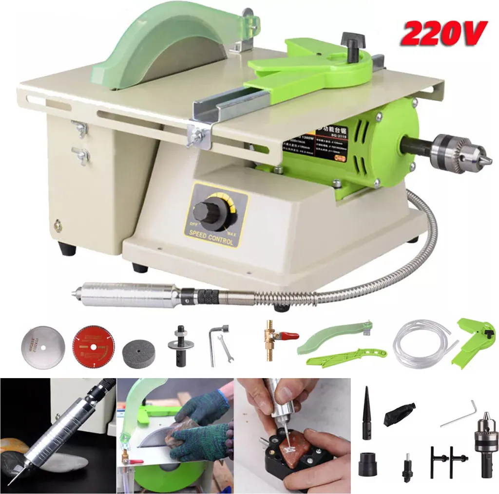 Machine pour façonner et polir les gemmes avec variateur de vitesse - 2