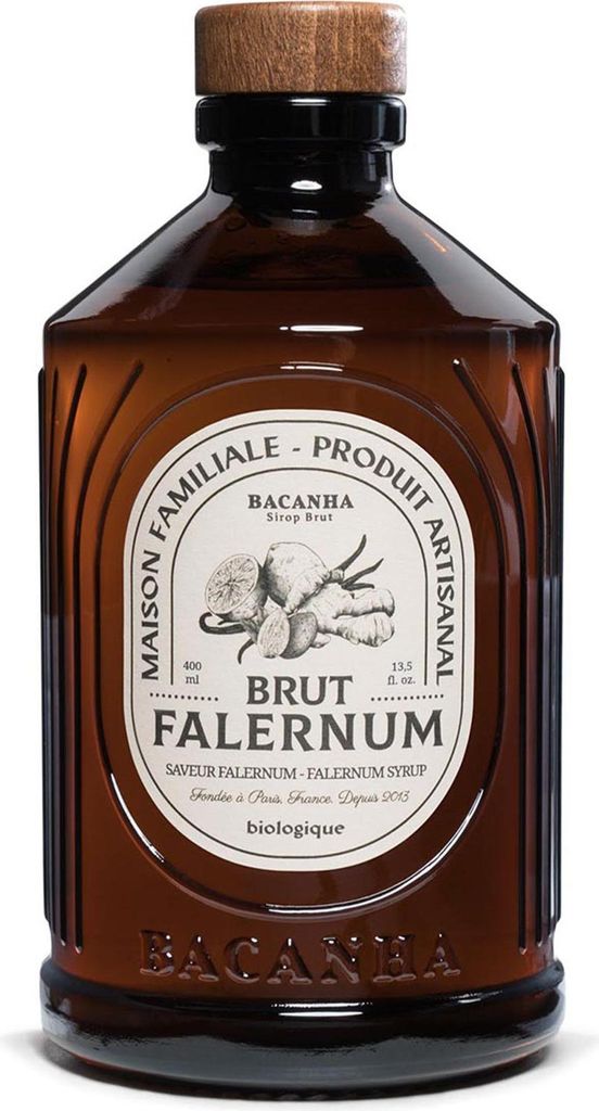 Bacanha Sirop Brut de Falernum  400ml – -Falernum-Sirup mit Produktbild 