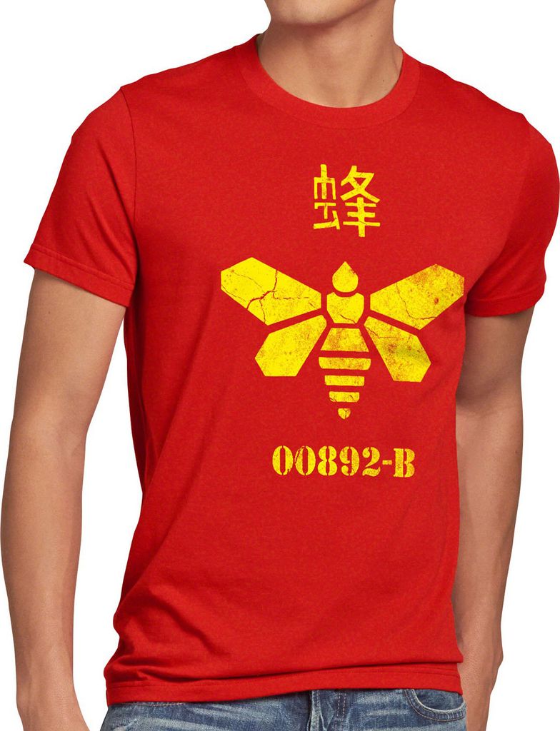 BaumwolleCloud Golden Moth Chemical Herren T-Shirt Walter Motte Biene Chemie