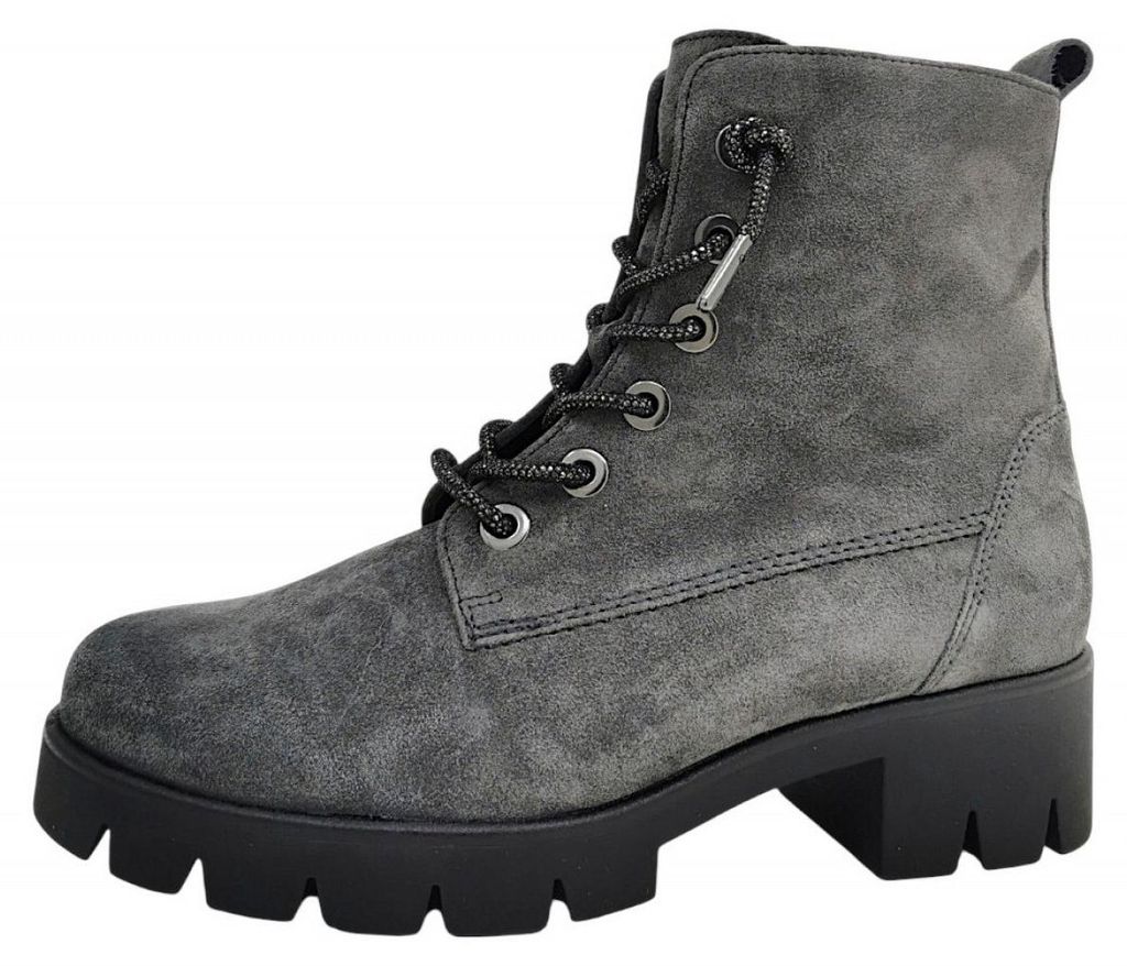 Gabor  Damenschuhe Stiefel Schnürer Schnürstiefel Grau Produktbild 