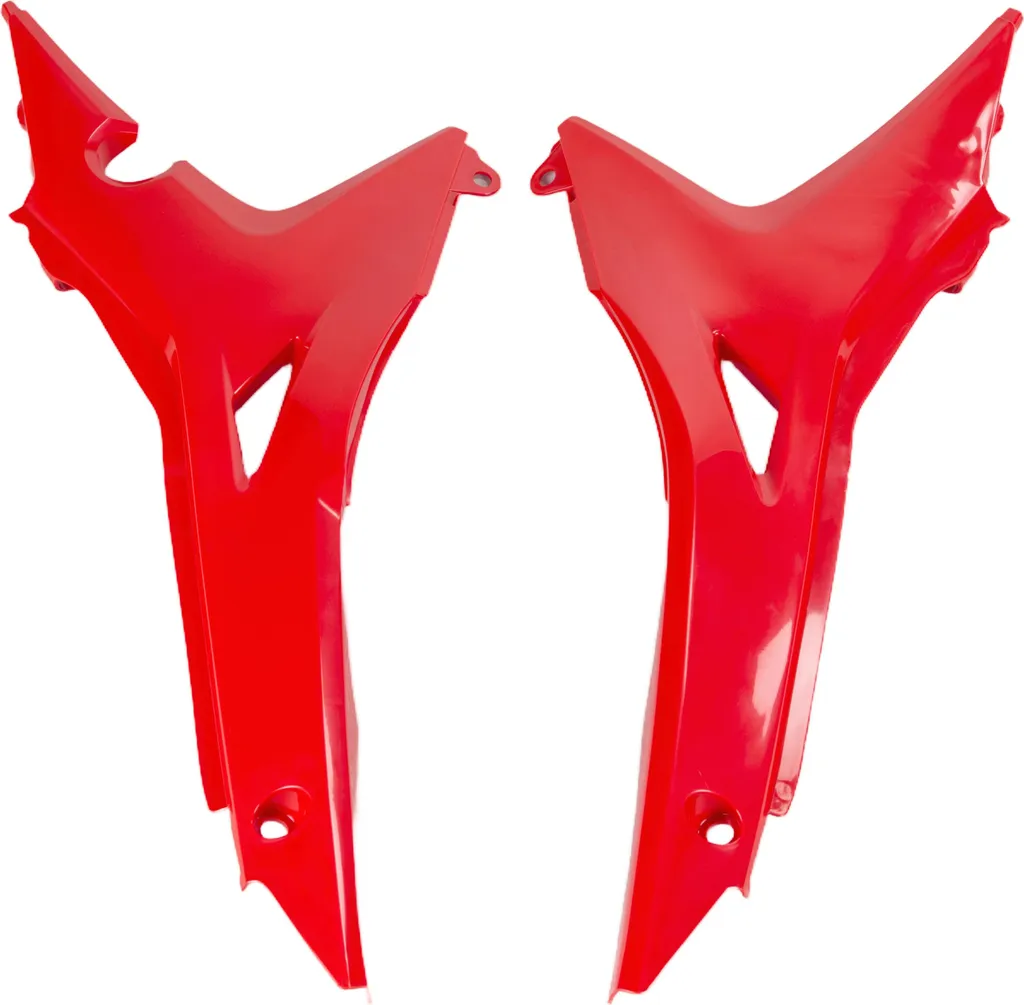 UFO PLAST Carénage Latéral Airbox Honda CR CRF Rouge - Qualité Italie